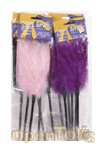 Feathers Delight - Pink, Purple And Black 12 pcs (Scala - ToyJoy)