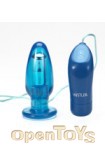 Provocative Pleasure Plug - Blue (Hustler Toys)