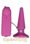 Funky vibrating Buttplug - Pink (Scala - ToyJoy)