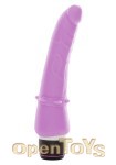 Silicone Classic Smooth Vibrator - Purple (Seven Creations)
