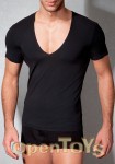 T-Shirt V-Neck - Black - S (Doreanse Underwear)