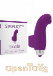 Basile - Finger Vibrator - Purple (Shots Toys - Simplicity)