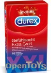 Durex Gefhlsecht Extra Gro Kondome 10er (Durex)
