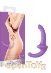 Silicone Strapless Strapon - Purple (Shots Toys - Ouch!)