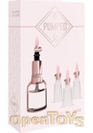 Clitoral and Nipple Pump Set - Large - Rose (Shots Toys - Pumped)