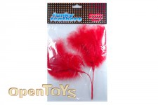 Double Tickler Feather Red 