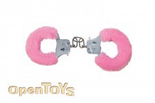 Furry Fun Cuffs - Pink Plush 