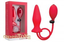 Inflatable Silicone Plug - Red 