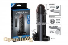 Vibrating Real Feel 2 Zoll Extension - Black 