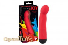 Colorful Joy Red G-Spot Vibe 