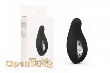 Rechargeable 7 Speed Silicone Lay-On Vibe - Black 