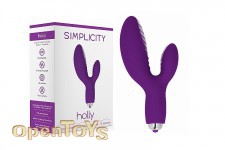 Holy - G-Spot and Clitoral Vibrator - Purple 