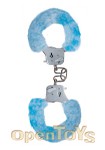 Furry Fun Cuffs - Pale Blue Plush (Scala - ToyJoy)