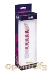 Glass Worxx Crystal Pacifier - Twisting Pink (Scala - ToyJoy)