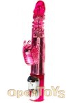 Vibrator Minie Piston Follies Butterfly Rot (Adrien Lastic Toys)