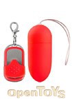 10-Speed Remote Vibrating Egg Red Big Size (Shots Toys)