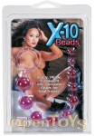 X-10 Beads - lila (California Exotic Novelties)
