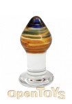 Reflections Glass Plug Sexy Spades - Small (Doc Johnson)