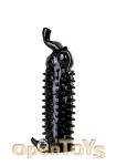 Elephant - Vibrating Penis Extension - Black (Shots Toys)