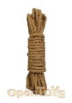Shibari Rope - 5 Meter - Brown (Shots Toys - Ouch!)