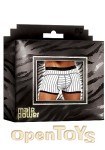 Lo Rise Panel Short Black-White Stripe - Extra Large (Male Power - Batter Up)