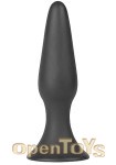 Silky Buttplug Big Size - Black (Shots Toys)