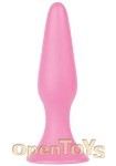 Silky Buttplug Medium Size - Pink (Shots Toys)