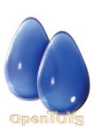 Crystal Glass Egg Large - Blue (NS Novelties)