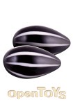 Crystal Glass Egg - Black (NS Novelties)