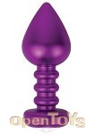 Fashionable Buttplug - Purple (Shots Toys - Ouch!)