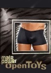 Lo Rise Panel Short Black - Small (Male Power - Batter Up)