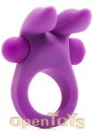 Rabbit Cockring Purple (Shots Toys)