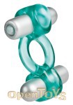 Spice It Up! - Double Action Couples Ring 2 - Teal (California Exotic Novelties - Up!)