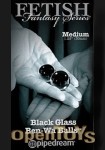Medium Black Glass Ben-Wa Balls (Pipedream - Fetish Fantasy Series)