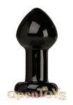 Violet Gems - Crystal Anal Plug Medium (Doc Johnson - Black Rose)