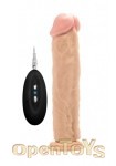 Vibrating Realistic Cock - 11 Zoll - Skin (RealRock)