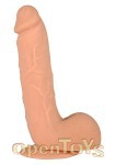 Dix Realistic Dong with Scrotum 20 cm - Flesh (NMC)