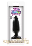 Pleasure Plug Medium - Black (NS Novelties - Jelly Rancher)