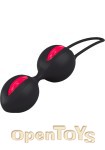 Smartballs Duo - raspberry/black (Fun Factory)