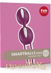 Smartballs Duo - white/grape (Fun Factory)
