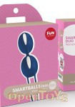 Smartballs Duo - white/dark blue (Fun Factory)