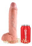 10 Inch Cock - with Balls - Skin (Pipedream - King Cock)