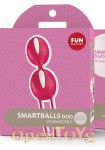 Smartballs Duo - white/ india red (Fun Factory)