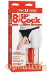 UR3 Cock with Ultra Harness - 8 Inch (Doc Johnson)