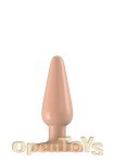 Buttplug - Rubber - 4 Inch - Model 1 - Flesh (Bottom Line)