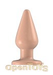 Buttplug - Rubber - 4 Inch - Model 2 - Flesh (Bottom Line)