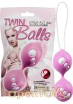 Twin Balls - rosa/wei (You2Toys)