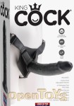 Strap On Harness with Cock - 9 Inch - Black (Pipedream - King Cock)