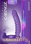 Silicone Double Penetrator Rabbit - Purple (Pipedream - Fantasy C-Ringz)