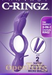 His and Hers Ultimate Rabbit - Purple (Pipedream - Fantasy C-Ringz)